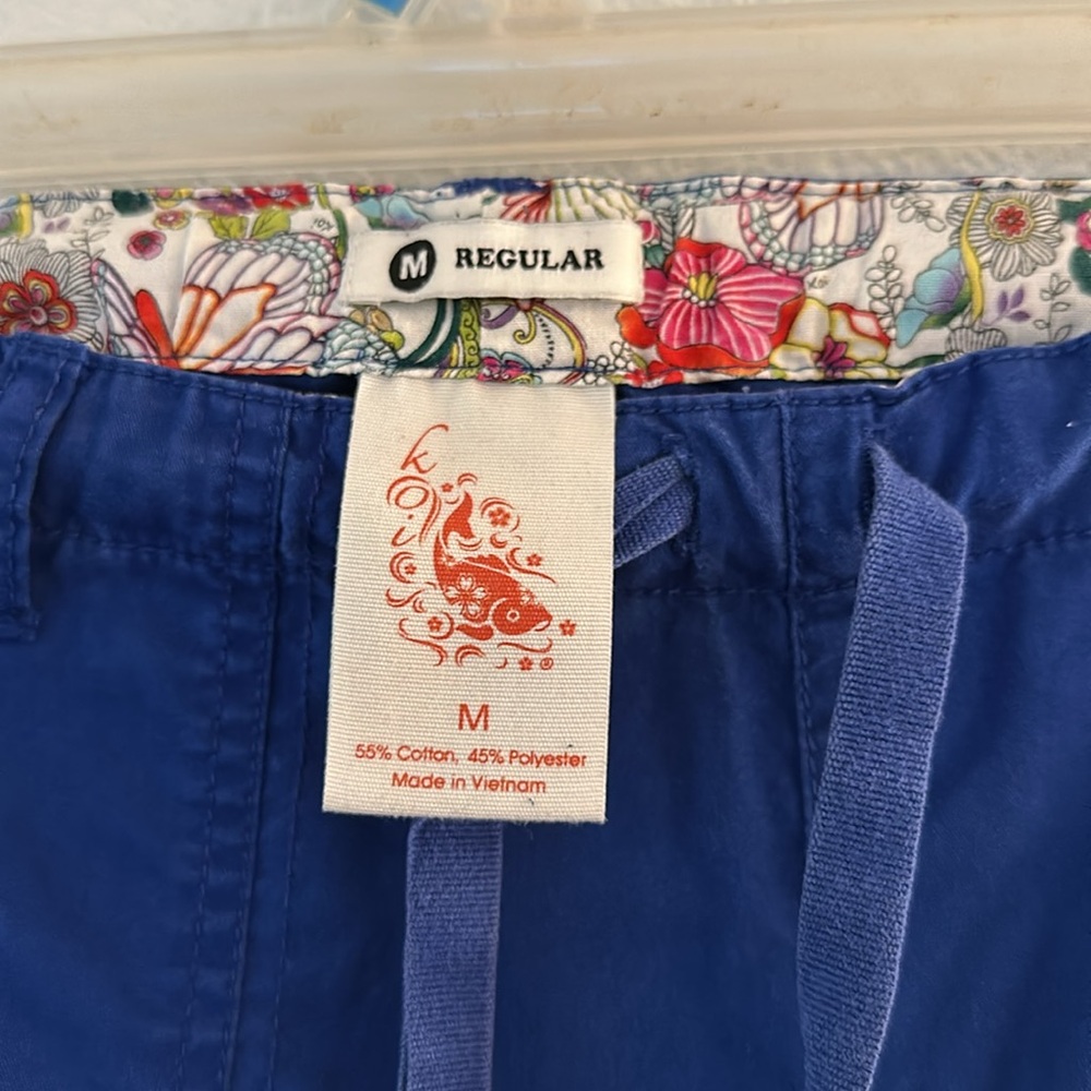 Koi 701R Lindsey cargo scrub pants - Picture 3 of 6